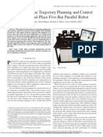 Minimum-Time Trajectory Planning and Control of A Pick-and-Place Five-Bar Parallel Robot