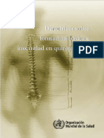 3 Directrices Sobre Formación Básica e Inocuidad en Quiropráctica Autor Organización Mundial de La Salud