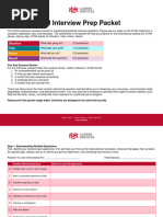 Star Method Interview Prep Packet 2020