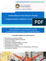 Slide Automutilação Mini Curso Myrthes