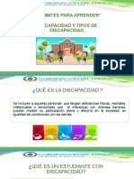 Capacitaciòn Discapacidad y Tipos de Discapacidad