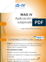 3 - WAIS IV - Aplicación Por Sub-Test