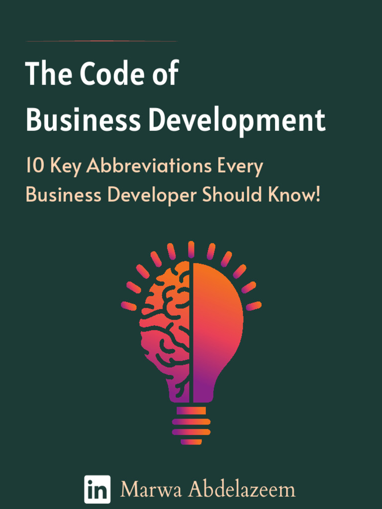 10 Abbreviations Every Business Developer Should Know 1682267216 PDF