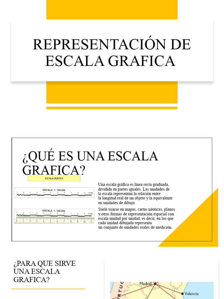 Representación de Escala Grafica | PDF