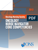 Oncology Nurse Navigatior Core Competencies