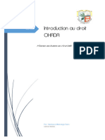 Introduction Au Droit Ohada