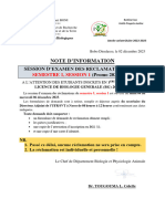 Notes Infos Reclam - L1S1 2022-2023 - Normale - Ok
