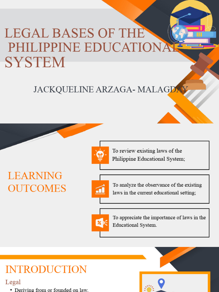 Legal Foundations of Philippine Education | PDF | Cost Of Living | Teachers