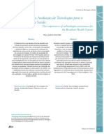 Saiba Mais A - A Importância Da Avaliação de Tecnologias para o Sistema Único de Saúde