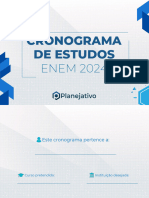 Cronograma Enem 2024 (Planejativo)