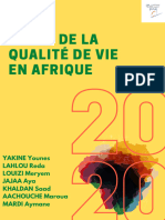 Etude de La Qualité de Vie en Afrique