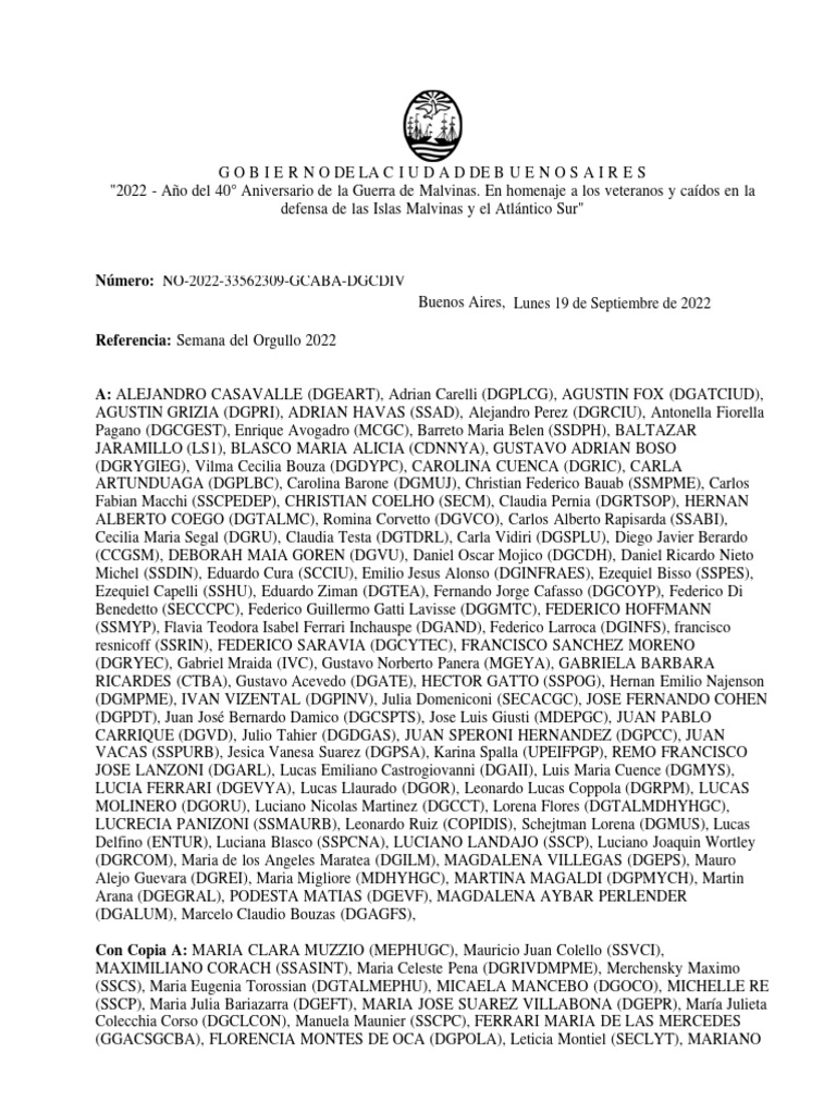 No 2022 33562309 Gcaba Dgcdiv | PDF | Buenos Aires | Argentina