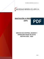 Iap Servicio de Control Manejo y Operacion Del Dique de Colas Julio 2022