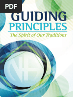 Guiding Principals The Spirit of Our Traditions