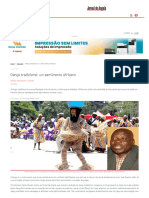 Jornal de Angola - Notícias - Dança Tradicional - Um Sentimento Africano