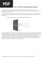 Photovoltaic System Configurations