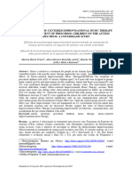 Eficácia Da Musicoterapia Improvisacional Musicocentrada No Tratamento Decrianças Pré-Escolares No Espectro Do Autismo