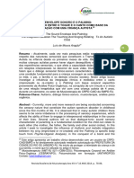 5 o Envelope Sonoro e o Palming A Integração Entre o Toque e o Canto Como Base Da Relação Como Base Da Relação Com Uma Criança Autista