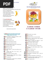Dia da Alimentação - Folheto informativo