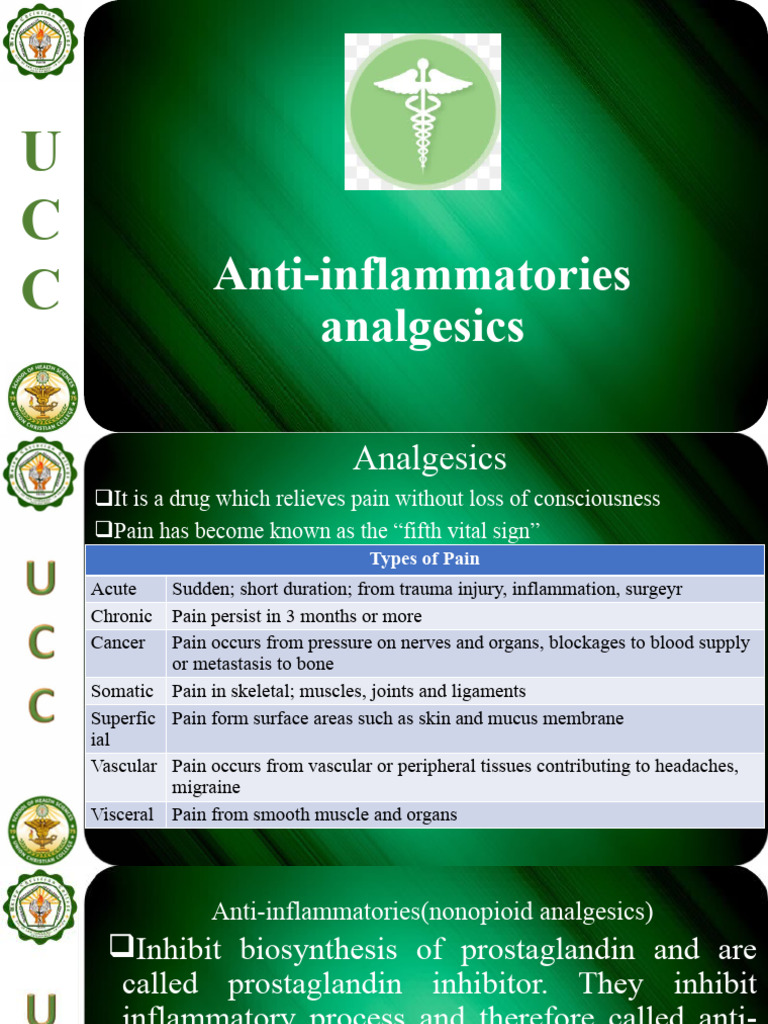 Analgesics | PDF | Opioid | Nonsteroidal Anti Inflammatory Drug