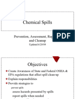Chemical Spills Cleaning Prevention and Control