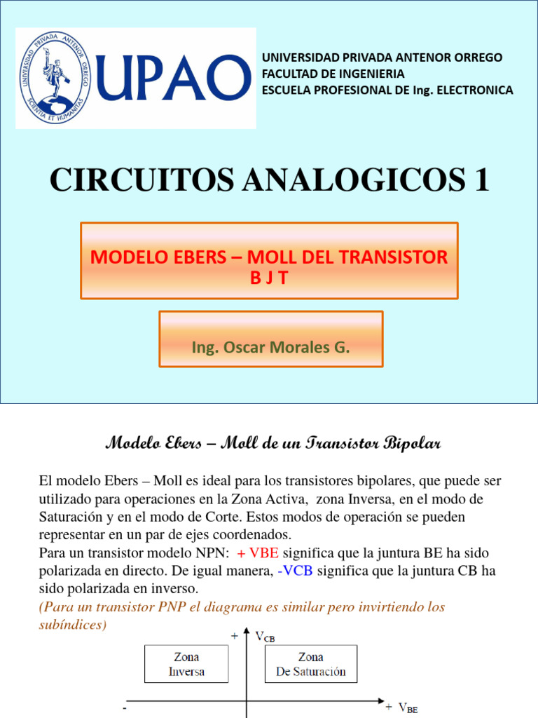 Modelo Ebers-Moll en Transistores BJT | PDF | Transistor de unión ...