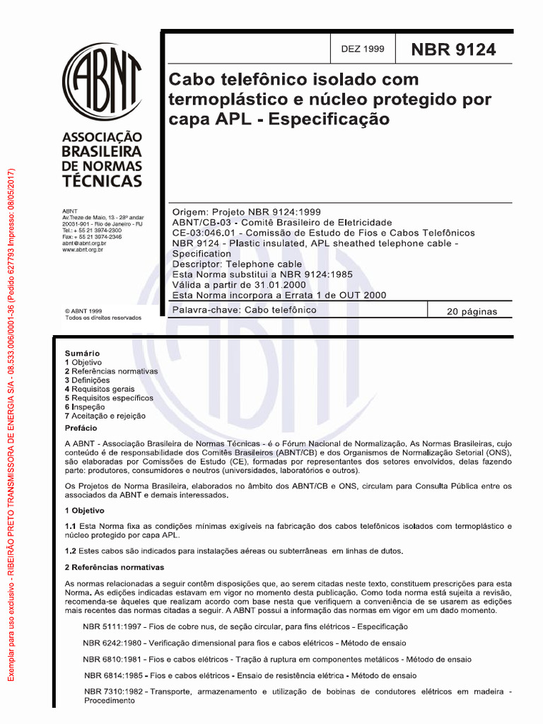 Abnt NBR 9124 | PDF