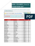 Resultados Exam (Dom26) - Supervisor SST II - Exportar (Dom26)