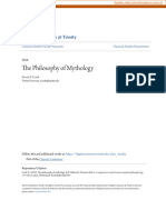 The Philosophy of Mythology: Digital Commons at Trinity