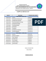 Undangan Dan Jadwal Kegiatan Bukber