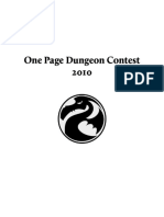 One Page Dungeon Compendium 2010