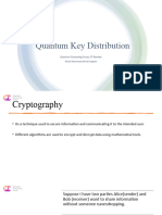 Quantum Key Distribution