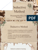 Deductive Method