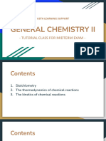 GENERAL CHEMISTRY II - Midterm
