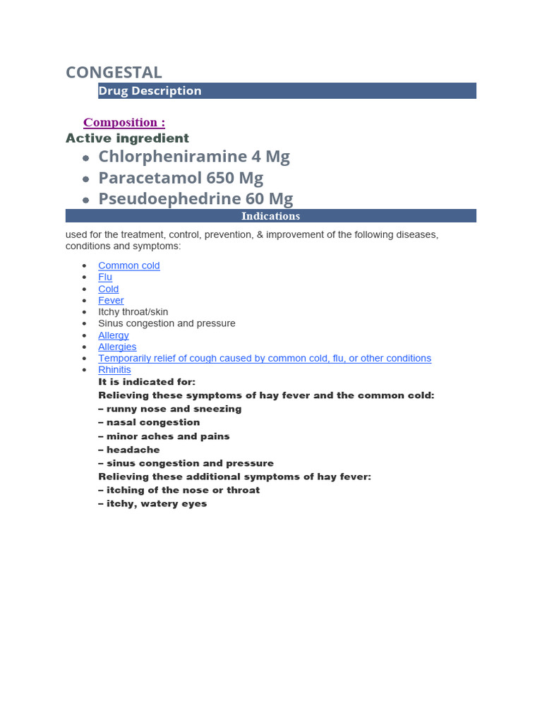 CONGESTAL | PDF