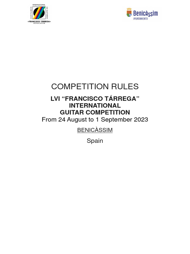 B A S E S Certamen 2023 Inglés PDF Government