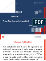 Sesion 7-Tecnicas de Integracion I