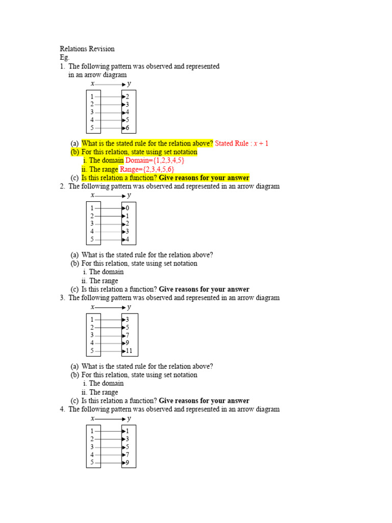 Relations and Functions and Coordinate Geometry | PDF | Triangle ...