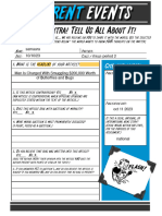 Detailed Current Events Template Journaling - Reflection