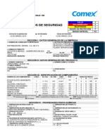 Hoja de Datos de Seguridad de Aerocomex - Acqua 100