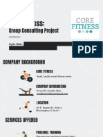 Weebly Template Core Fitness MKT 232