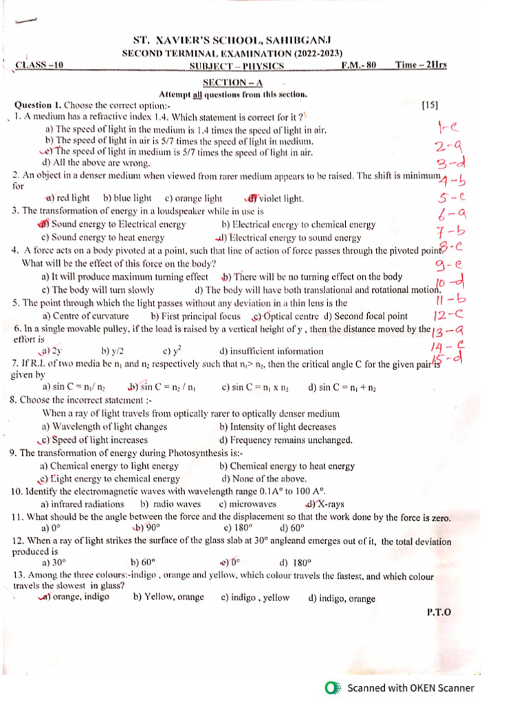 Physics 10 B | PDF