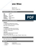 Diez - Resume