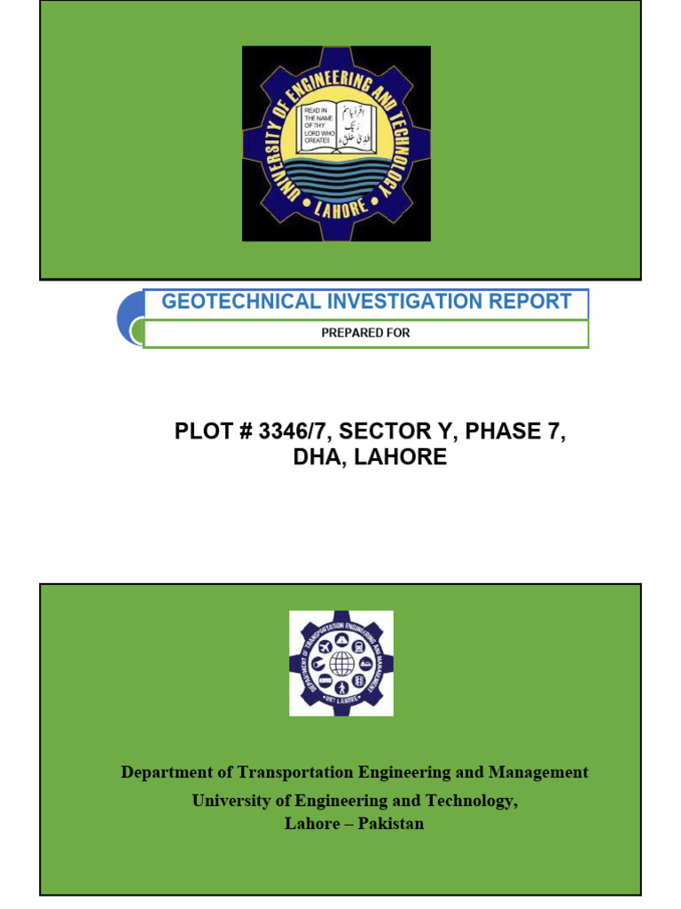 Geotech Report Plot # 3346-7-Y-7 | PDF | Geotechnical Engineering ...