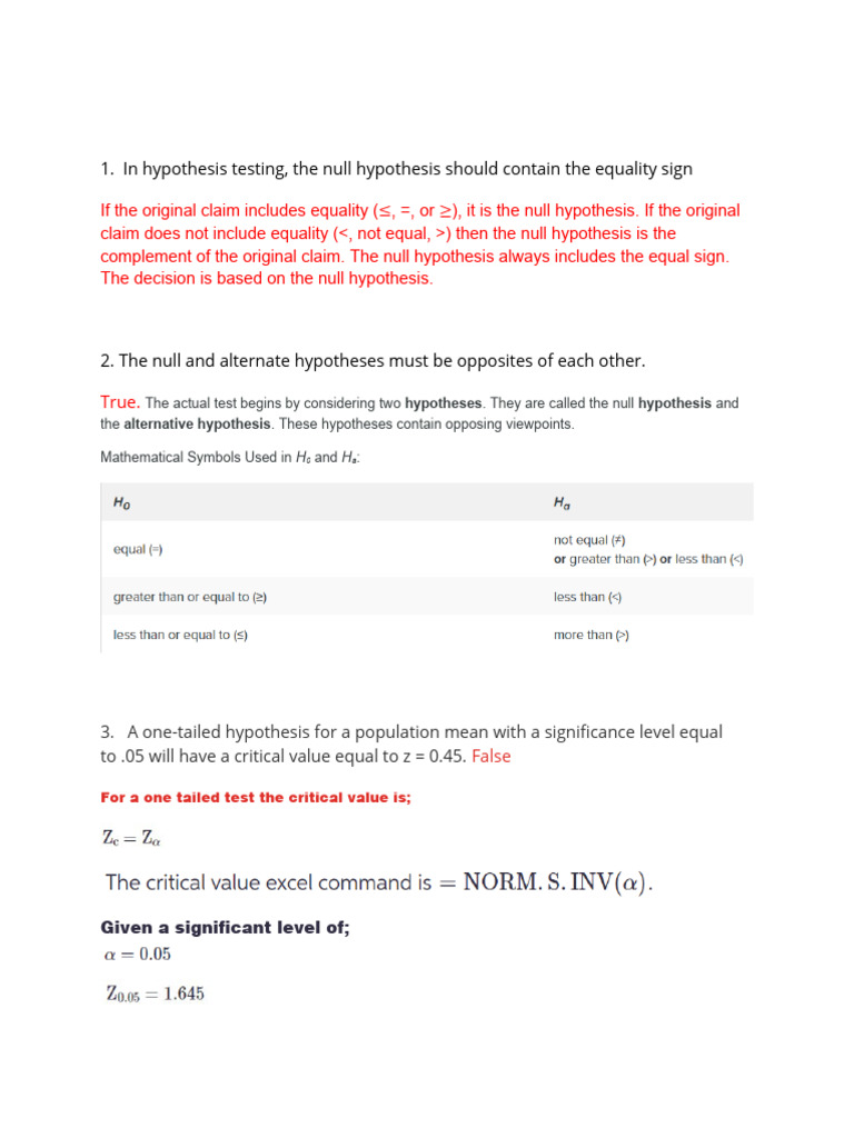 Understanding Null Hypothesis Testing | PDF | Statistical Significance ...