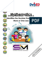 PDF Mathematics q1 Mod2 Identifies The Number That Is One More or One Less v1 - Compress