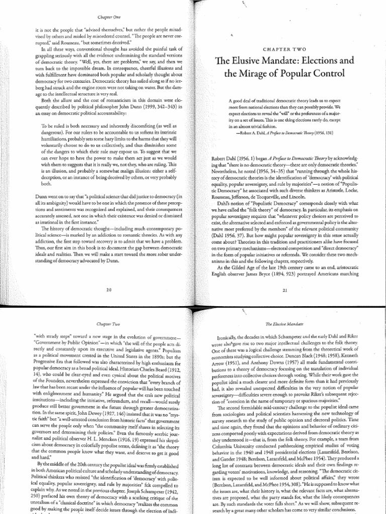 Democracy For Realists PDF