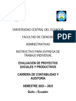 Instructivo de Trabajos Evaluación Proyectos Sociales y Productivos 23-23