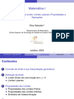 Matematica I - 2023 - 2024 - Limites - Dina Salvador