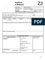 Technical Publications Manual Change Request: To: MCR Focal